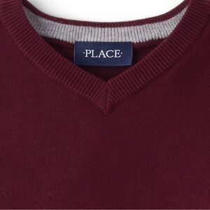 NWT Children’s Place Maroon V-neck Sweater